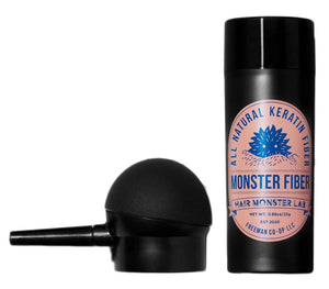 hair monster lab starter set (fiber 25g/pump) natural black 2 piece set 1 each