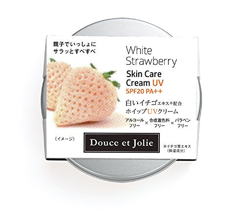 white strawberry whip UV cream