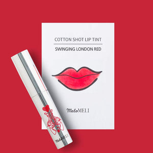 meloMELI Cotton Shot Lip Tint 101 Lipstick London Red 3g