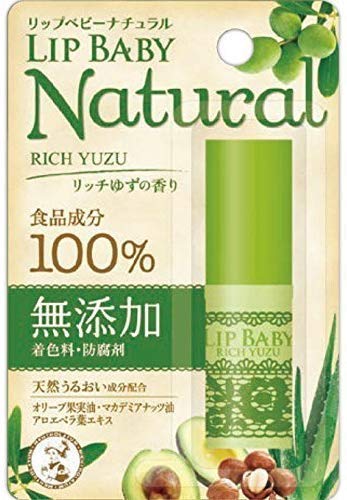 Mentholatum Lip Baby Natural Rich Yuzu Fragrance 4g x 6 pieces