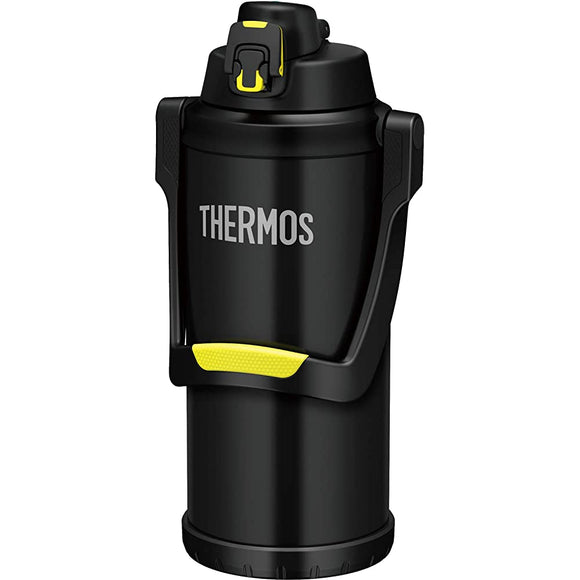 Thermos FFV-3000 BKY Water Bottle, Vacuum Insulated Sports Jug, 3L, Black Yellow