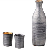 Ranchant Pair of Fuji Shaped Cups, Multi, Diameter 3.1 x 4.9 inches (8 x 12.5 cm), Platinum Coated, Arita Ware Made in Japan