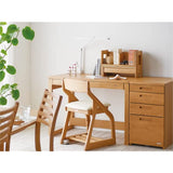 KOIZUMI BDA-082NSKOIZUMI Study Desk, Natural, Size: W 18.3 - 34.1 x D 8.3 x H 12.6 inches (469 - 864 x 210 x 320 mm), Vino Desk Extension Bookstand, NS Color
