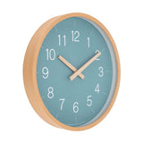 Campus 91900013 Wall Clock, Large, Wall Clock, Large Size, Wall Clock, Blue Green, Scandinavian, Wall Clock, Stylish, Simple, Wood, Interior, Creer