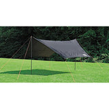 Captain Stag UA-1074 Camping Tent Tarp, Hexa Tarp, Size 15.7 x 16.5 x 86.6 inches (400 x 420 x 220 cm), UV/PU Treatment, Carrying Bag Included, CS Black Label