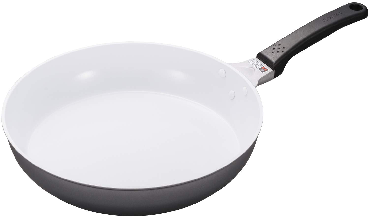 Kyocera 10 Fry Pan, 10 inch, Black Aluminum Ceramic Coated
