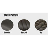 Heavens Custom Seat Cover SR400/500 Black/Tack Roll SR-CSC-BK-C