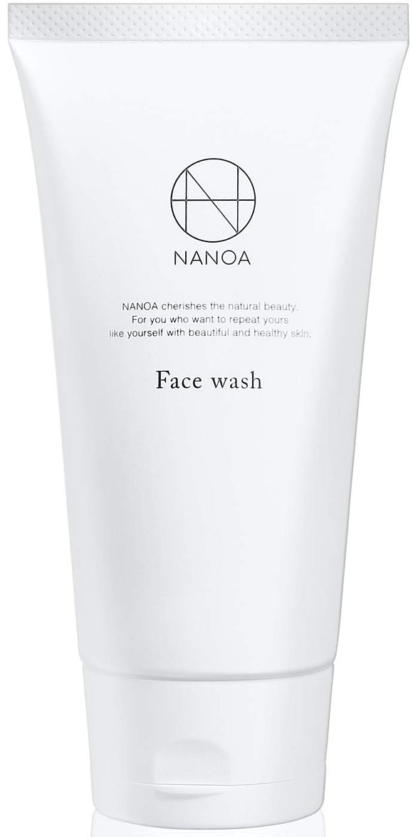 (Nanoa) NANOA Facial Cleansing Foam, Dermatologist's Hottest Human Stem Cells, Facial Cleansing, Moisturizing, Pore Darkening, Aging Care, Vitamin C Derivative, Face Wash, Additive-Free, Made in Japan