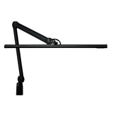 Yamada Lighting Z-S5000N B Z-Light, High Color Rendering, LED, Skin Color, Clean, Black, Shade Width: 23.6 x 2.6 inches (600 x 67 mm), Arm Length: 14.6 x 14.6 inches (370 x 370 mm)