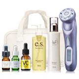 Ebisu Cosmetics (EBiS) Facial Beauty Device, Ultrasonic Facial Beauty Device, Twin Eleonizer Premium Home Beauty Salon Set