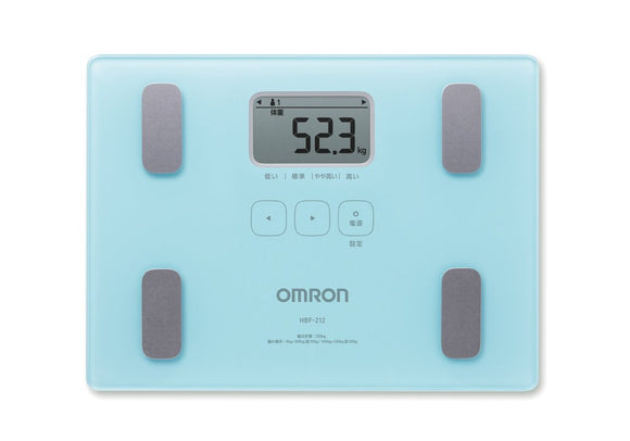 Omron body composition meter body scan HBF-212-B Blue