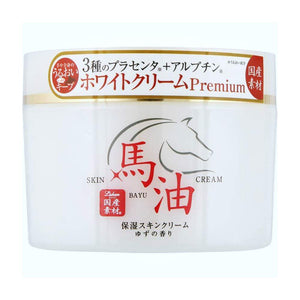 Rishan Horse Oil White Premium Cream <Yuzu Fragrance> (200g)