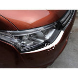 Mitsubishi Outlander Plating Eyeline Underline Headlight Garnish Mirror