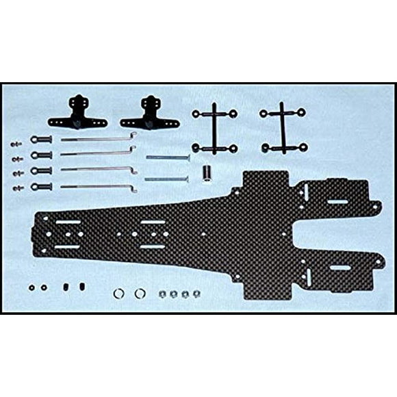 Chevron Models RCK003 Carbon Chassis 6 Wheel Conversion 2 for Cyber Formula RCK003