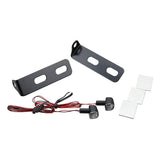 KIJIMA 219-4017 Motorcycle Parts Turn Signal Lamp Nano & Number Side Mount Stay Set, Universal
