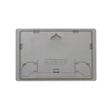 Seiko SQ433S Seiko Wall Clock, Table Clock, Multi-purpose, Radio Wave Digital, Calendar, Rokuday, Temperature and Humidity Display, Large, Silver, Metallic