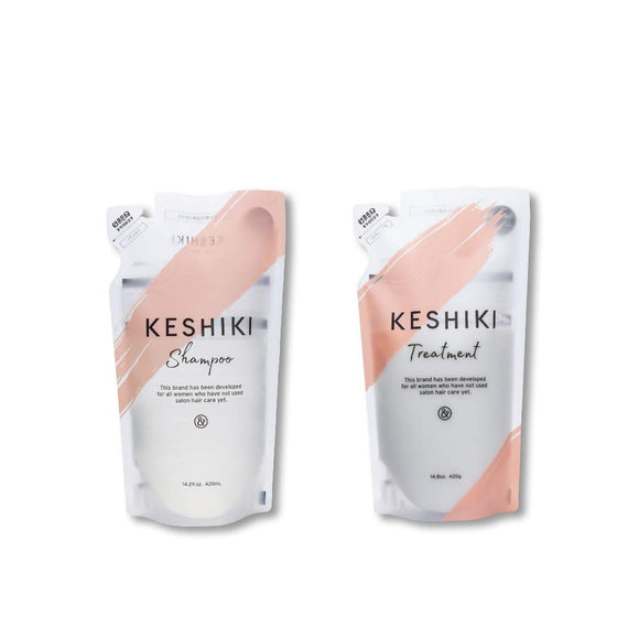 [Made by a salon exclusive manufacturer] KESHIKI Keshiki Shampoo & Treatment Set Refill 