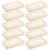 Shinki Synthetic Dragonfly Storage Container, 4.8 gal (12.6 L), Set of 10, Made in Japan, Rice Cake, Ivory, Food Container, Large