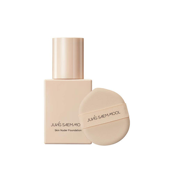 Skin Nuder Foundation 30ml With Exclusive Puff (Expiration Date: October 2022) [JUNGSAEMMOOL] (Foundation Makeup Base Foundation Cream Base Makeup Korean Cosmetics)