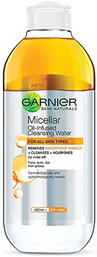 Garnier Skin Naturals, Micellar Oil-Infused Cleansing Water, 400ml