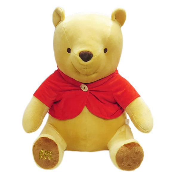 Yamani 9381 Classic Pooh Figurine, H25.6 inches (65 cm), Disney Jumbo Plush Toy