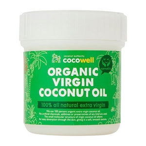 Cocowell organic virgin coconut oil for beauty 140ml x 2 pieces