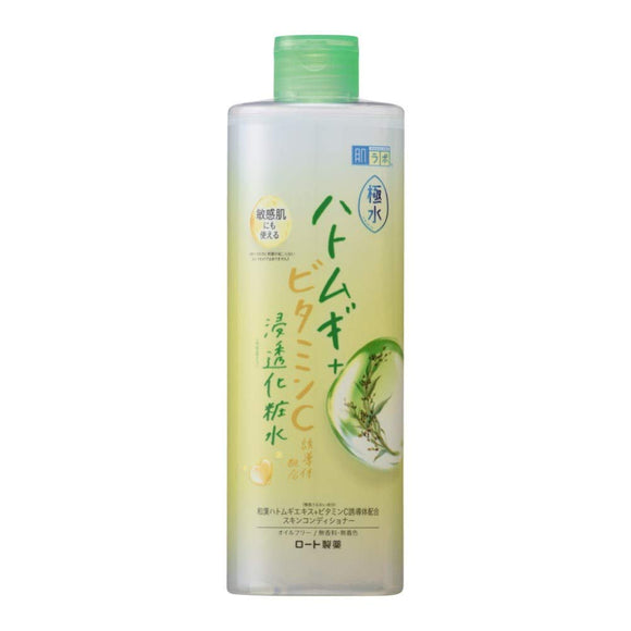 Hadalabo Gokumizu Hatomugi Extract x Nanoized Mineral Hyaluronic Acid x Vitamin C Acid Penetration Lotion 400mL