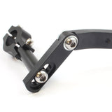 Rise Corporation T05Z990016BK Hand Guard with Angle ADJUSTMENT FUNCTION, for 0.9 Inch (22.2 mm) Handless, Black