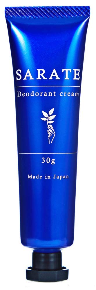 SARATE Deodorant Cream, Hand Sweat Prevention, Hand Sweat Prevention, Armpit Sweat, Foot Odor Prevention, 30g, Antiperspirant, Made in Japan, Additive-Free Prescription, Unisex