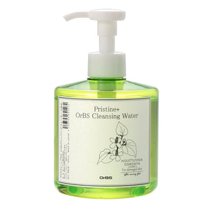 Pristine Plus OrBS Cleansing Water, Surfactant, Emulsifier, Alcohol, Additive-free, Wipe off, Water makeup remover, W No need to wash face, Oil-free, Eyelashes OK, Fragrance-free, Sensitive skin, Dry skin