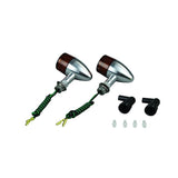 POSH 091098-S3 Motorcycle Accessories Aluminum Machine Turn Signal, Bullet Type
