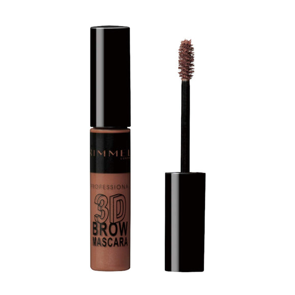 Rimmel Professional 3D Brow Mascara 002 Cute yet mature pink brown (5.5mL)