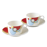 Noritake P97282/4614 Noritake Cup & Saucer (Pair Set) (Coffee Tea) 185cc Frank Lloyd Light Imperial 2 Guests Bone China