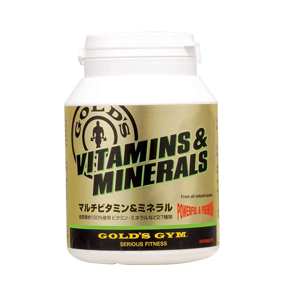Gold's Gym Multivitamin & Mineral, 180 Tablets