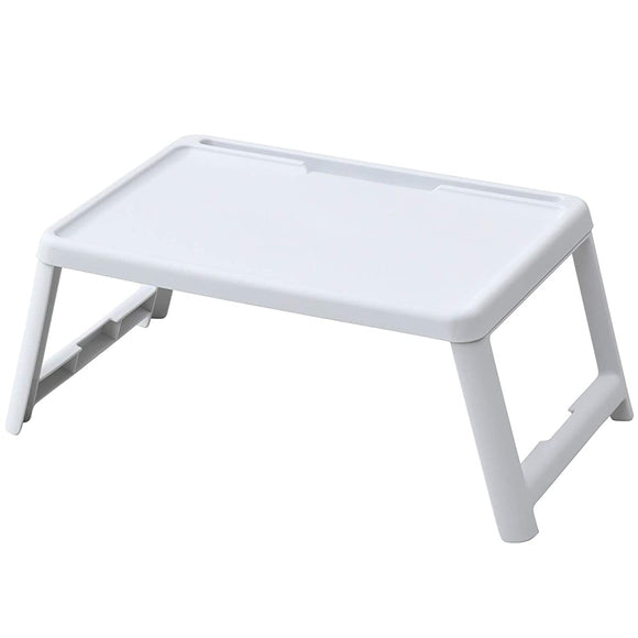 Yamazen Folding mini table Width 63 x Depth 35 x Height 24.5 cm Compact with smartphone stand Completed product White CFT-5035 (WH) Work from home