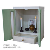 Sekiya CLAMP (SEKIKAGU) Buddhist altar Width 32 x deep x Height 42 cm nakakei pet Buddhist altar Memorial Box, White 291919