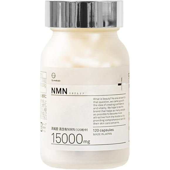 CO NMN 15000mg 1 tablet total weight 256mg For those who aim to maintain a youthful and healthy body condition Nicotinamide mononucleotide Made in Japan High purity 99% or more