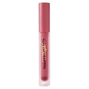 ETUDE Matte Thick Lip Lacquer PK004 (Romance Rose) [Hard-to-fall Lip] Pink