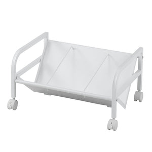 Nakabayashi 92675 File Wagon, 1 Tier, White