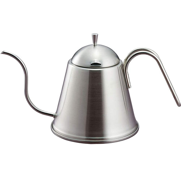 KOGU Shimomura Planning 40438 Drip Kettle, Coffee Drip Pot, ITTEKI [Made in Japan] Stainless Steel, Narrow Mouth, Direct Fire, Induction Compatible, 23.6 fl oz (700 ml), Stainless Steel Handle