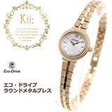 [Citizen] Key Kii: Eco Drive Solar Watch Women's Round Metal Bracelet EG2984-59A