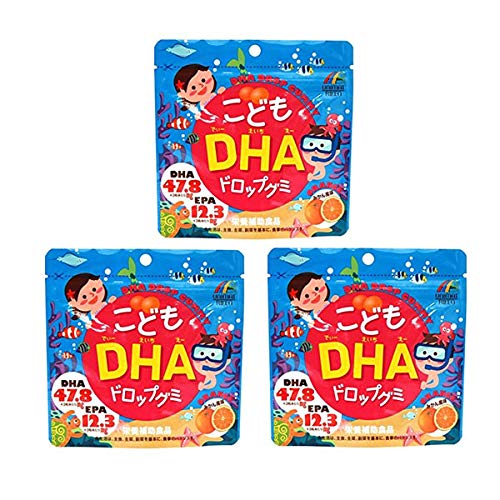 Best Unimat RIKEN children DHA drop gummy 90 grain set of 3