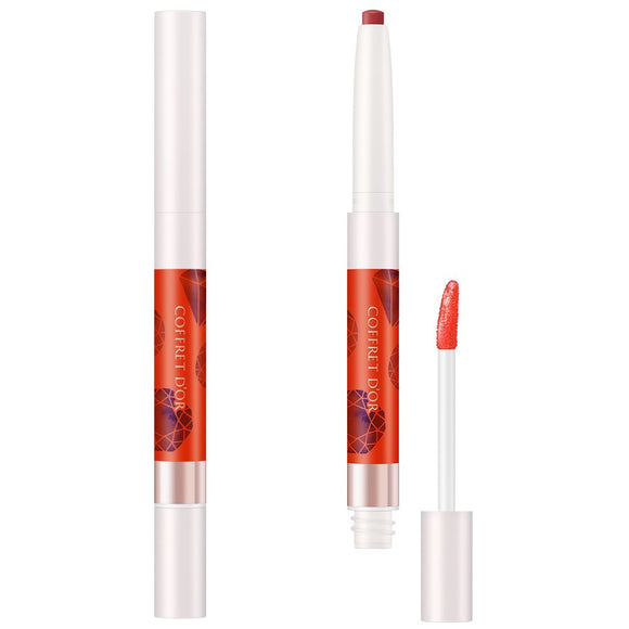 Coffret d'or bijoux collection W rouge tint & matte 01 Valencia orange