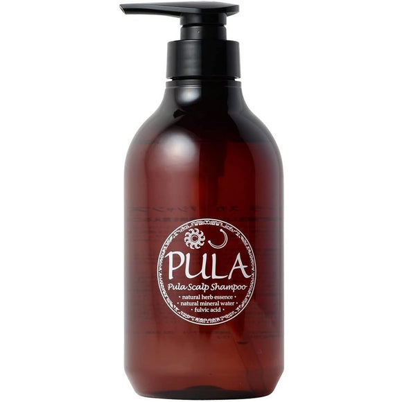 PULA Scalp Shampoo 500ml [Professional specification/Head spa at home/Contains natural ingredients/Uses fulvic acid/mineral water] Head spa specialty store PULA