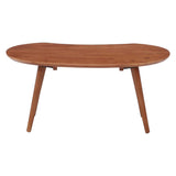 Fuji Boeki 37653 Mame Natural Signature Low Table, W 29.1 x D 18.7 x H 12.8 inches (74 x 47.5 x 32.5 cm), Medium Brown, Natural Wood