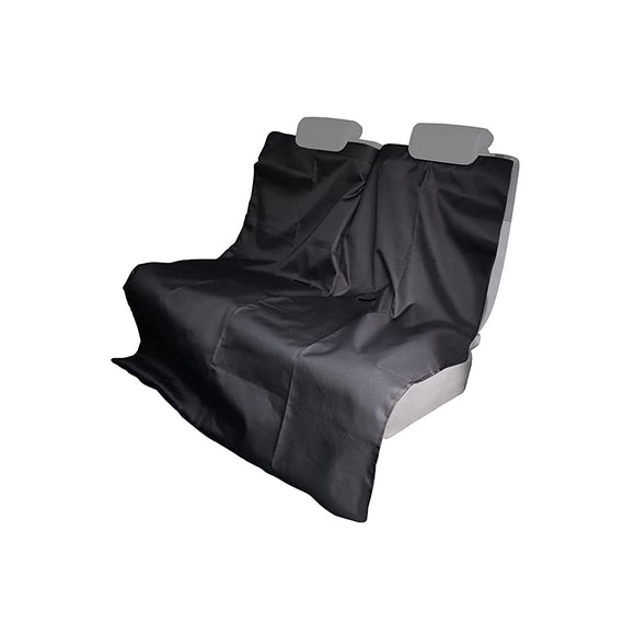 Meltec LS-03 Waterproof Seat Cover for Cars, Universal, Rearsal, 1 Piece, Black, Width 49.2 X Length 59.1 Inches (125 x 150 cm), PVC COATING