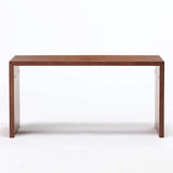 Muji 02440978 Kohi-shaped furniture laminated plywood, walnut wood, width 27.6 inches (70 cm), depth 11.8 inches (30 cm), height 13.8 inches (35 cm)