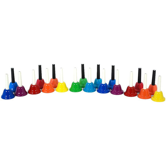 KC Bell Chorus (Handbell) 20 Tone Set BC-20K/MU Multicolor