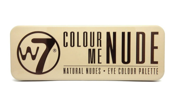 W7 (Double Seven) W7 eye shadow palette normal in the nude multicolor 1 piece