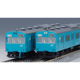 TOMIX 98495 N Gauge JR 103 Series JR West Japan Specifications, Black Sash, Sky Blue, Basic Set, Railway Model, Train